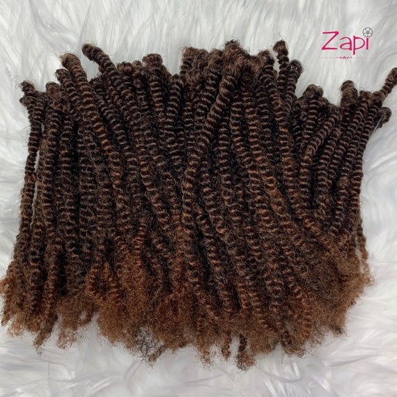 Pretwisted Nubian Kinky Curly Fro 4ccrochet Hair Etsy