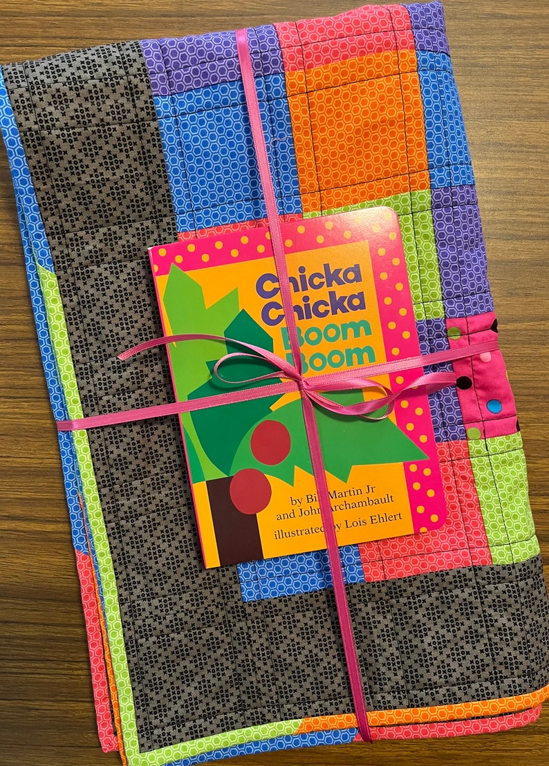 Colorful Quilt / Chicka Chicka Boom Boom / Baby Quilt / Shower Gift ...