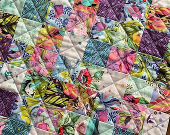 Handmade Baby Quilt   (26"x35")