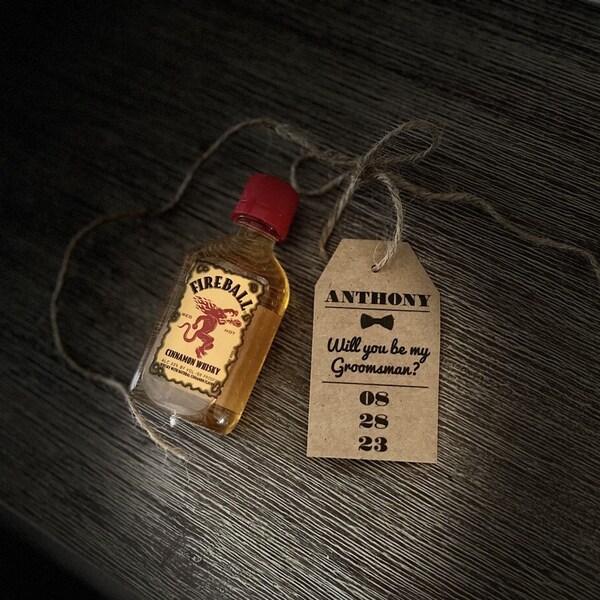 Liquor Bottle Tag - Etsy