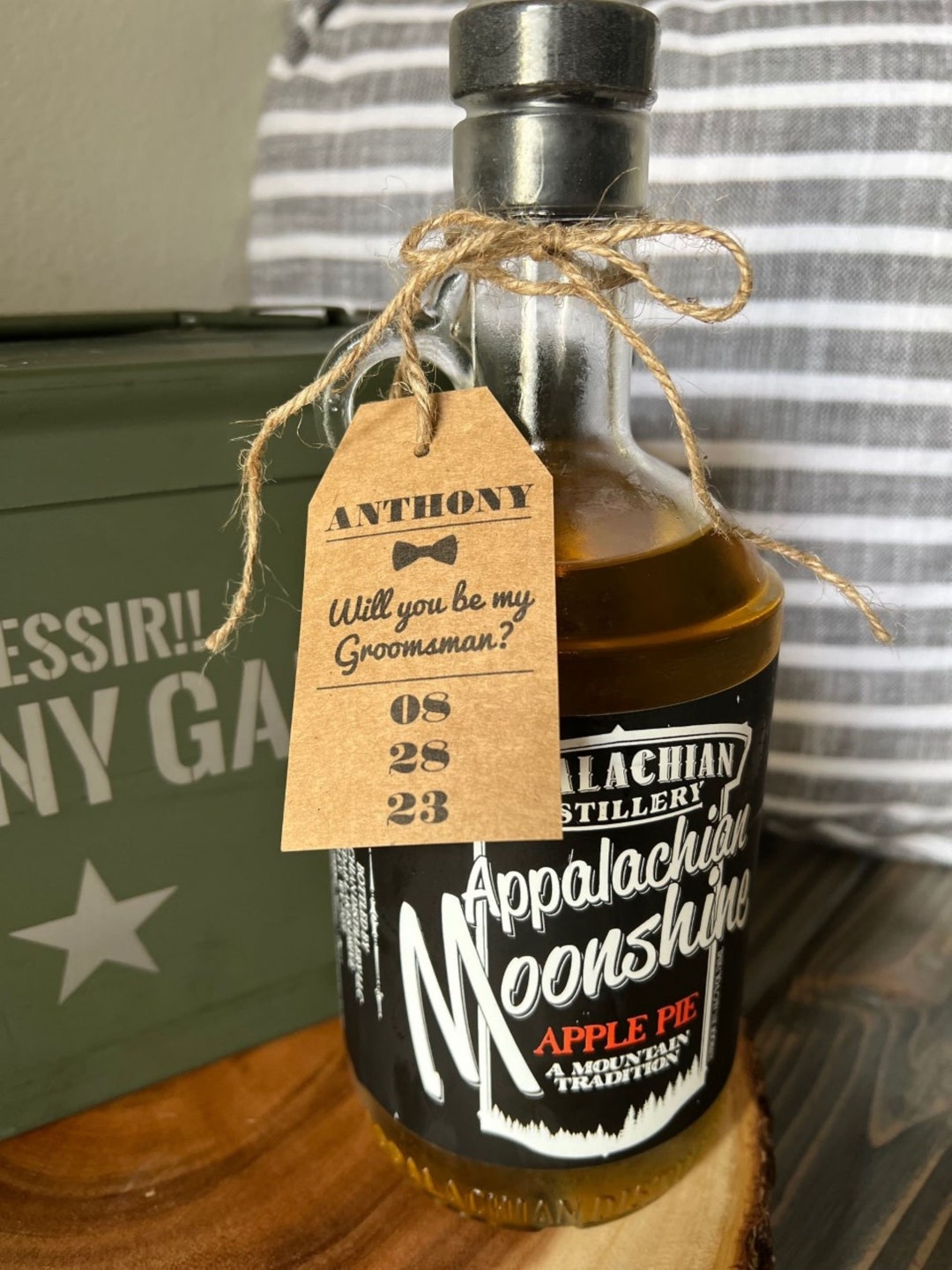 Groomsman Ask Liquor Bottle Tags, Shooter, Will You Be My Groosman? Best Man? - Etsy