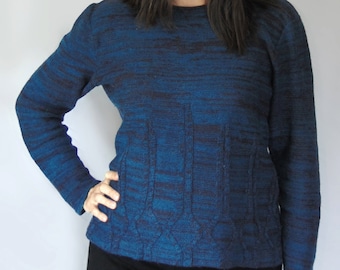 Machine Knit Women's Yamasaki Sweater Pattern