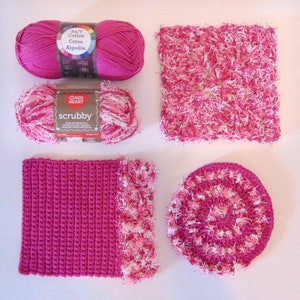 Crochet Patterns Scrubber Trio PDF, Crochet Scrubby Collection, Three Patterns, Quick Gift Pattern, Crochet Scrubby Pattern, Kitchen Scrubby