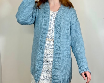 Kinder-Maschinenstrick-Traum einer Strickjacke, Mustergröße 2-16