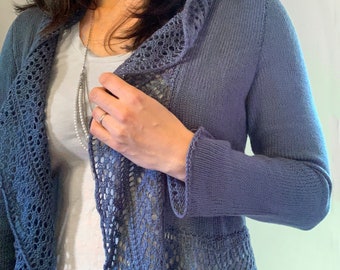 Knit lace cardigan | Etsy Knit lace cardigan | Etsy