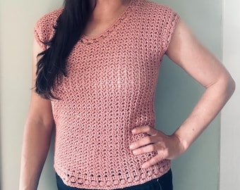 Crochet Summer Top Pattern, Daydream Believer Lace Design (PDF Pattern)