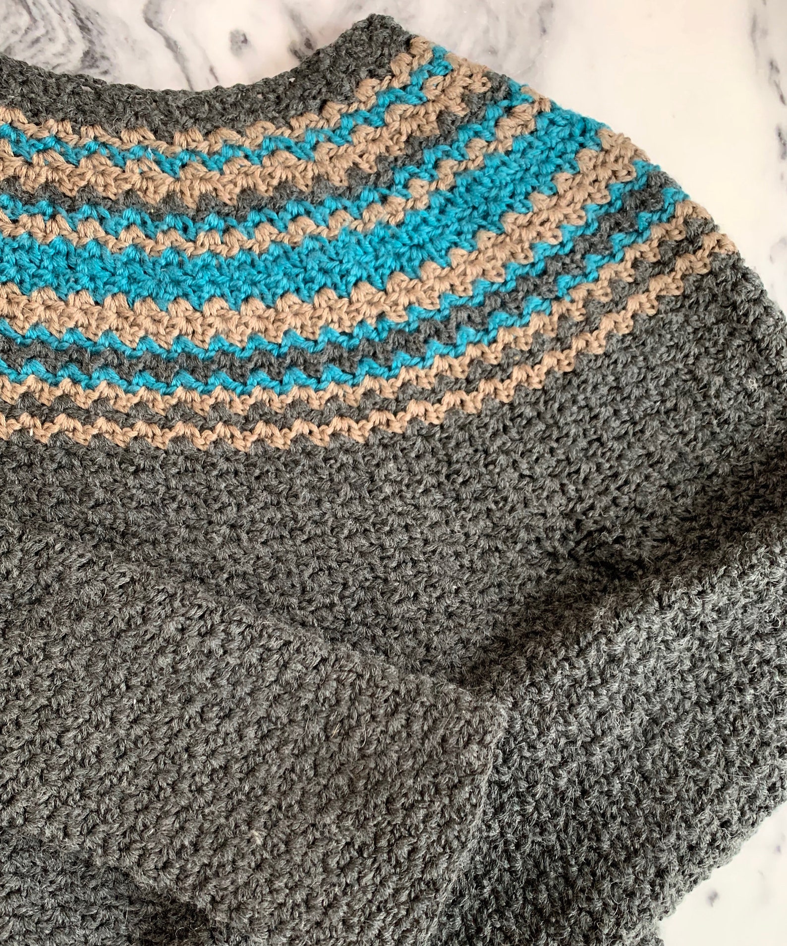Crochet Night Moves Sweater Pattern Size XS 3XL - Etsy