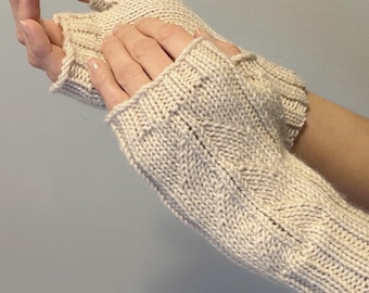 PDF Machine Knit Pattern, Flat Bed, LK150 Mid Gauge, Chart, No Ribber, Fly Me To the Moon Fingerless Mitts
