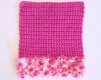Crochet Pattern PDF, Crochet Scrubby Pattern, Crochet Dishcloth Pattern, Kitchen Scrubby, Handmade Home, Crochet Dual Duty Scrubber Pattern