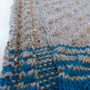 Hand Knit Cabled Cowl Pattern image 3