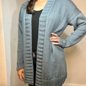 Machine Knit Dream of a Cardigan Pattern XS - 5X