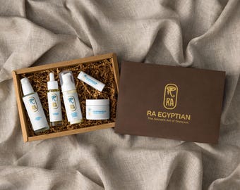 Ritual Set | Complete Egyptian Skincare | Anti-Aging Collection | Luxury Facial Care | Natural Beauty Regimen