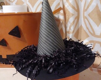 Paper witch hat decor