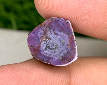 Natural Geometric Ruby Trapiche 13.3x13x12.8 MM 15.65 Carat Freeform Shape Polished Ruby Trapiche Gemstone for Jewellery Making
