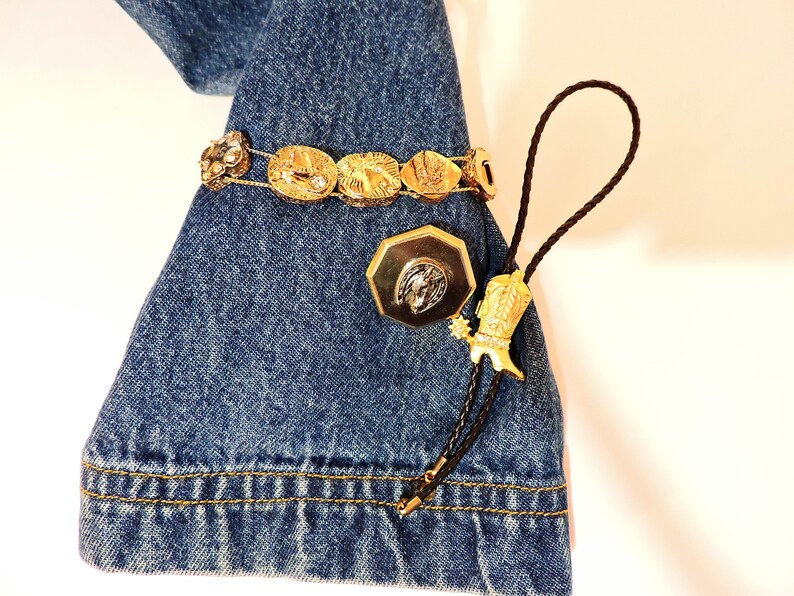 Southwestern Gift Set Western Charm Bracelet Cowboy Boot Key | Etsy