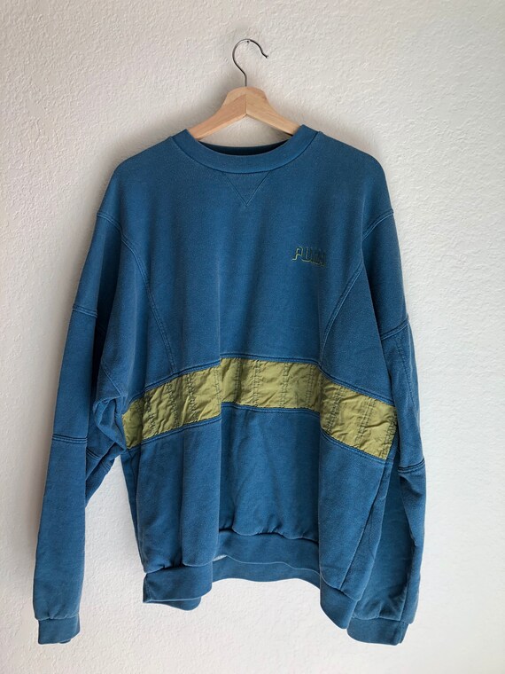 puma blue sweater