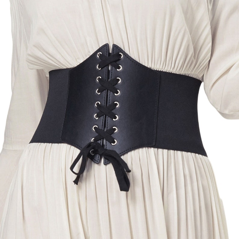 Corset Belt Renaissance Corset Underbust Corset Leather Etsy