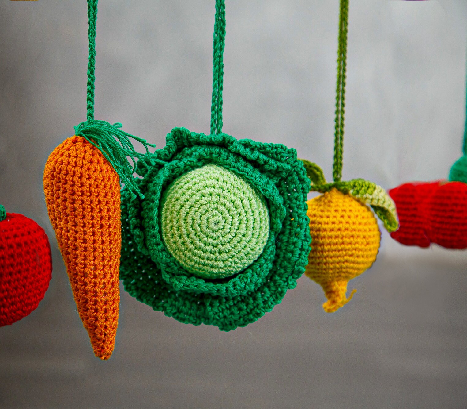 Cute Handmade Wool Crochet Fruit Vegetable Doll Ornaments Yarn Knitting  Christmas Home Decoration Knitting Toy Funny Gifts - AliExpress