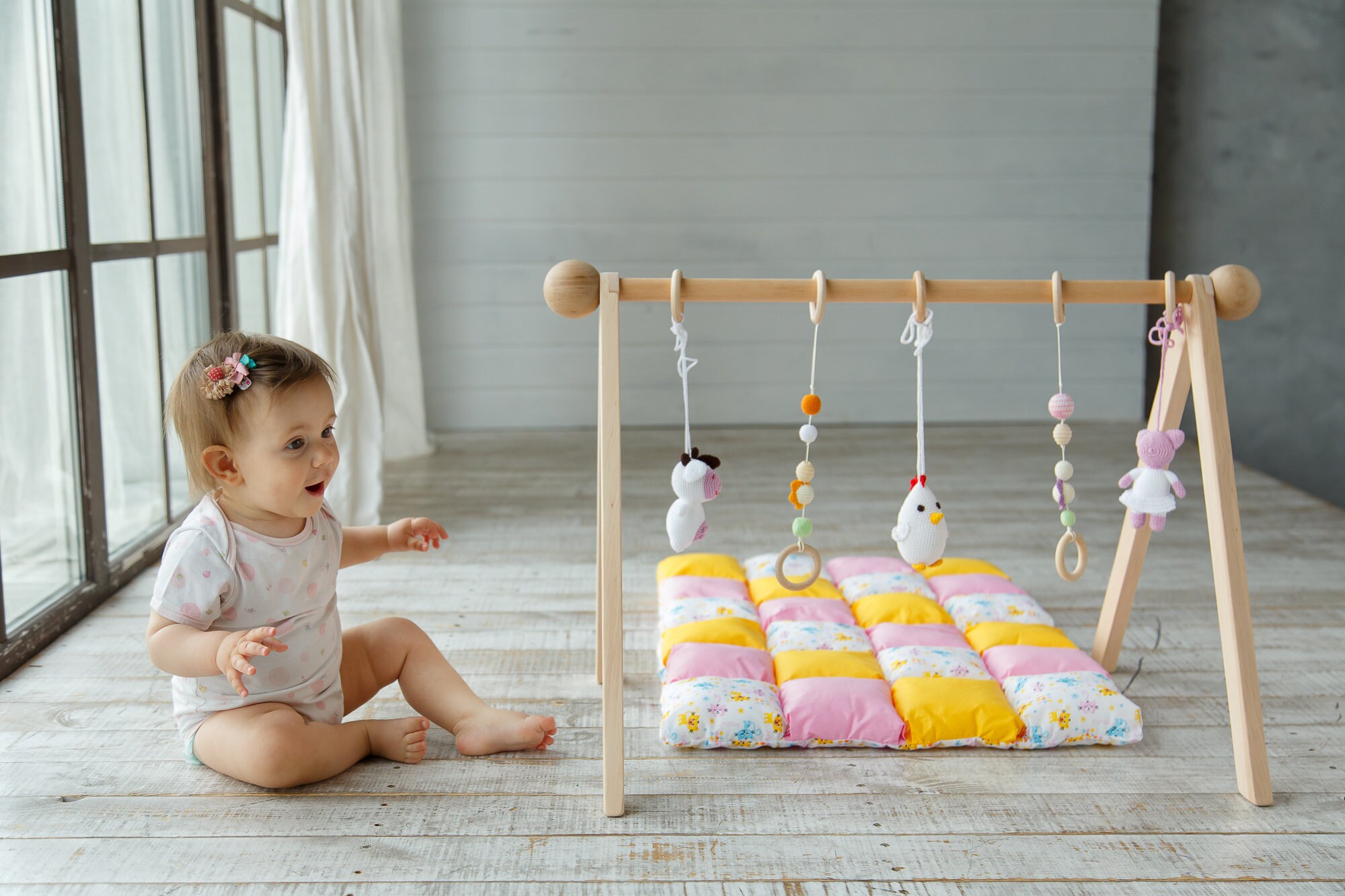 Domestic baby gym toys baby mobile Crochet baby gym toys Etsy