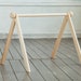 Wooden baby gym, Scandi Baby gym with Globes, baby gym frame, baby play gym, baby activity gym, baby play mat gym, toddler play gym 