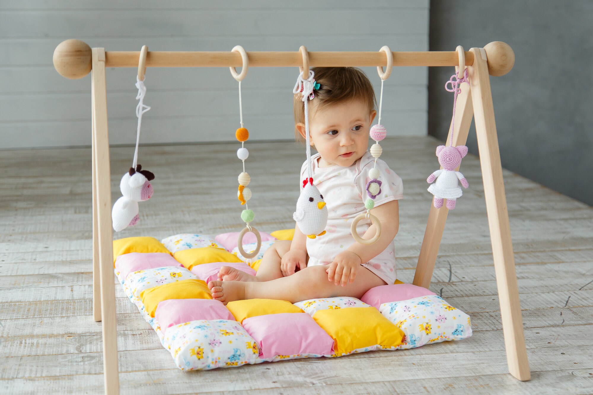 Domestic baby gym toys baby mobile Crochet baby gym toys Etsy