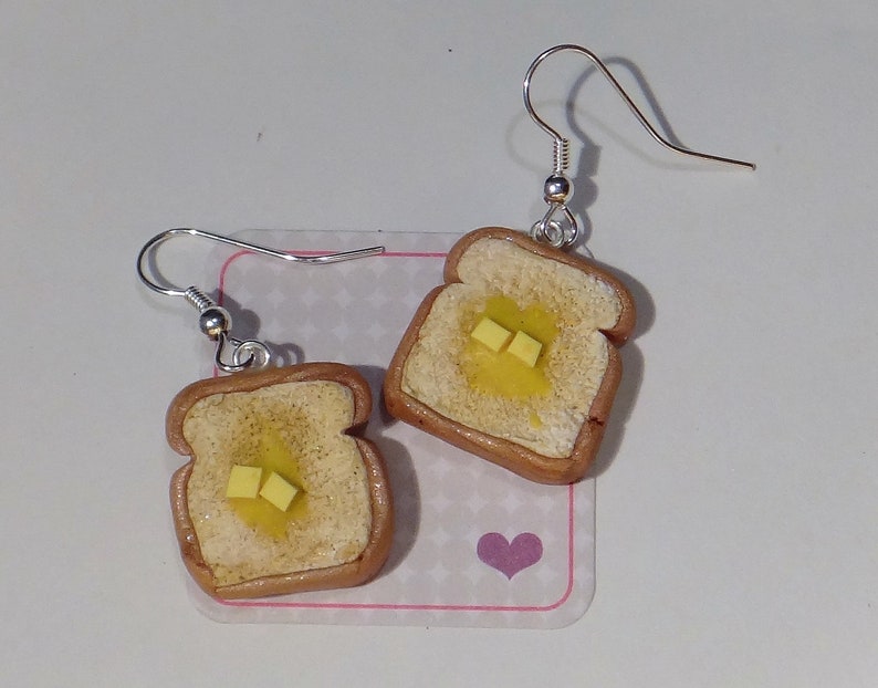 Buttered Toast Earrings image 5