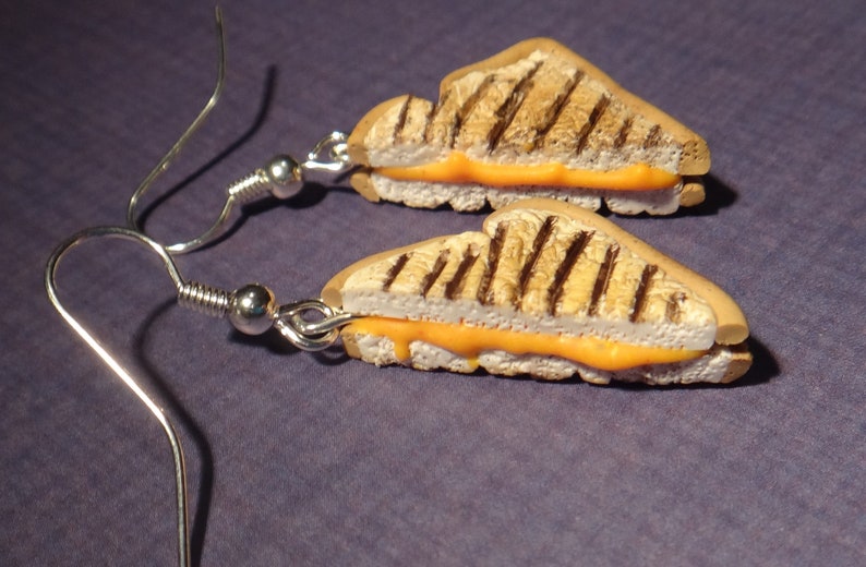 Grilled Cheese Earrings image 1