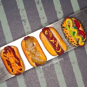 Hot Dog Magnet 4 Pack
