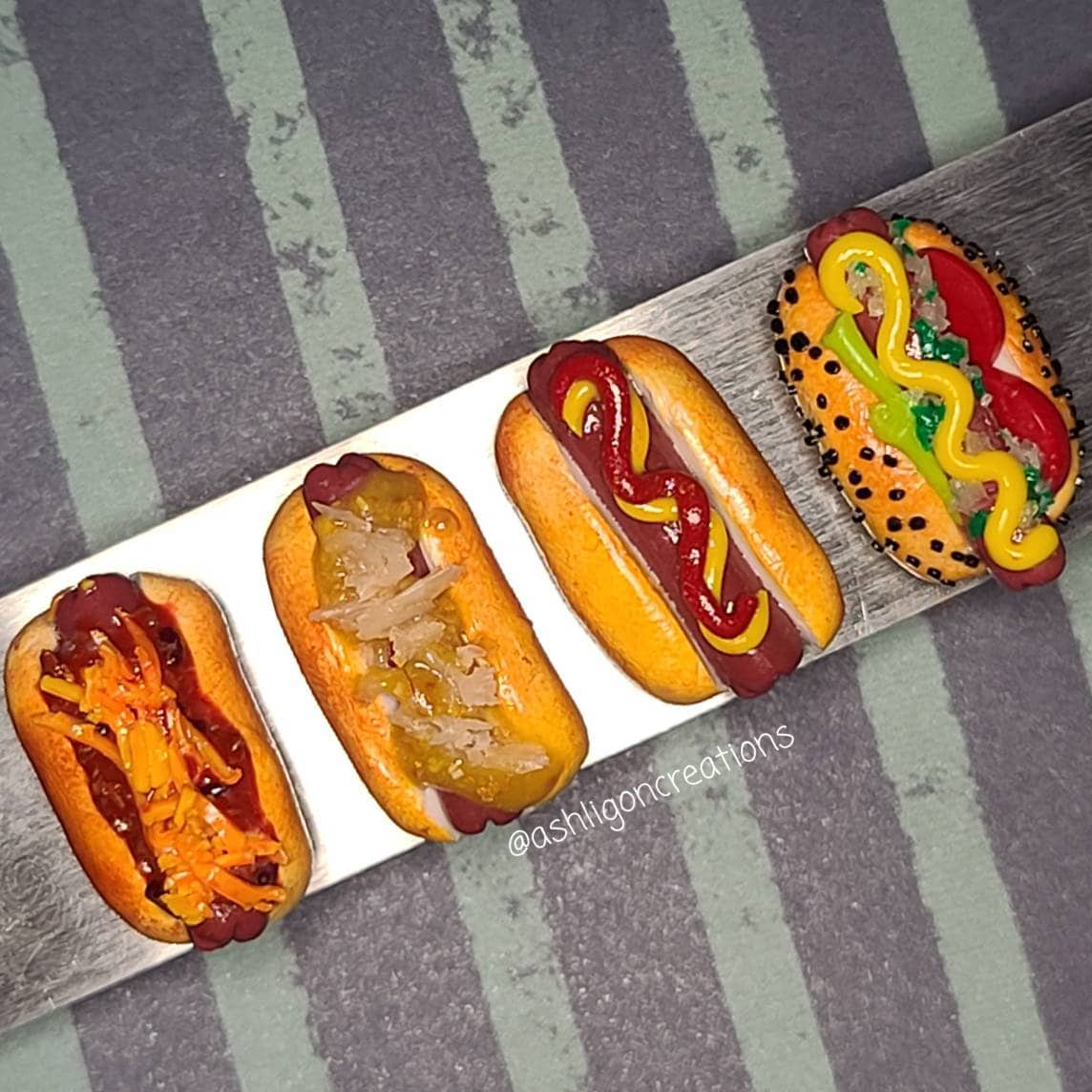 Hot Dog Magnet 4 Pack