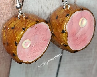 Spiral Ham Earrings