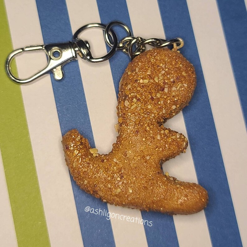 Nugget Key Chain Dino Nugget Key Chain - Etsy
