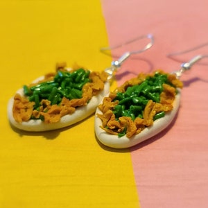 Green Bean Casserole Earrings