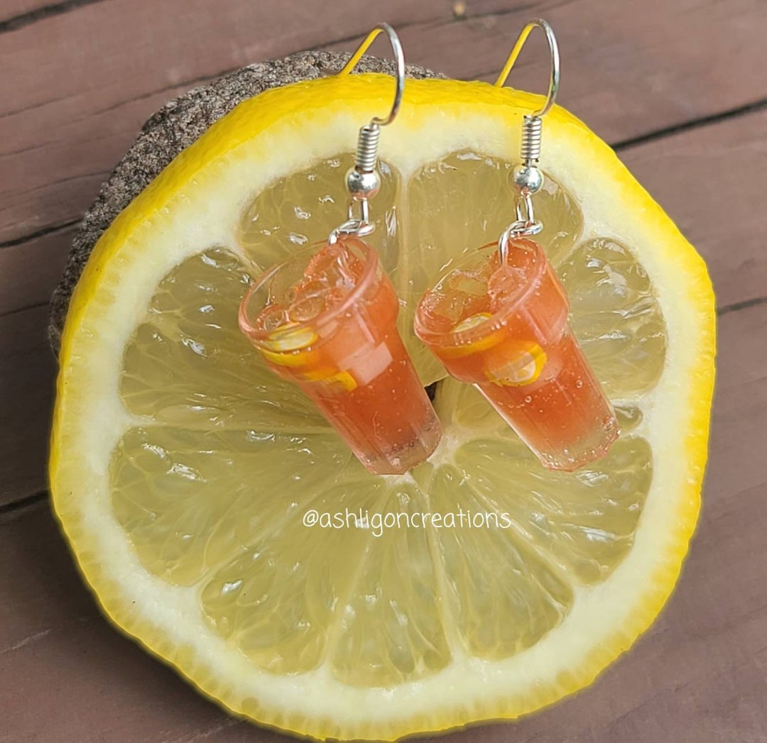 Iced Tea Earrings - Etsy