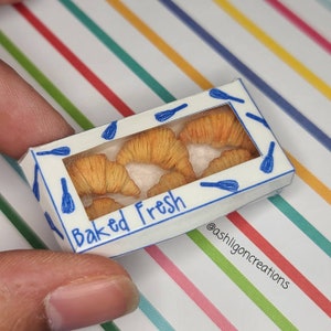 Miniature Croissants Dollhouse Scale