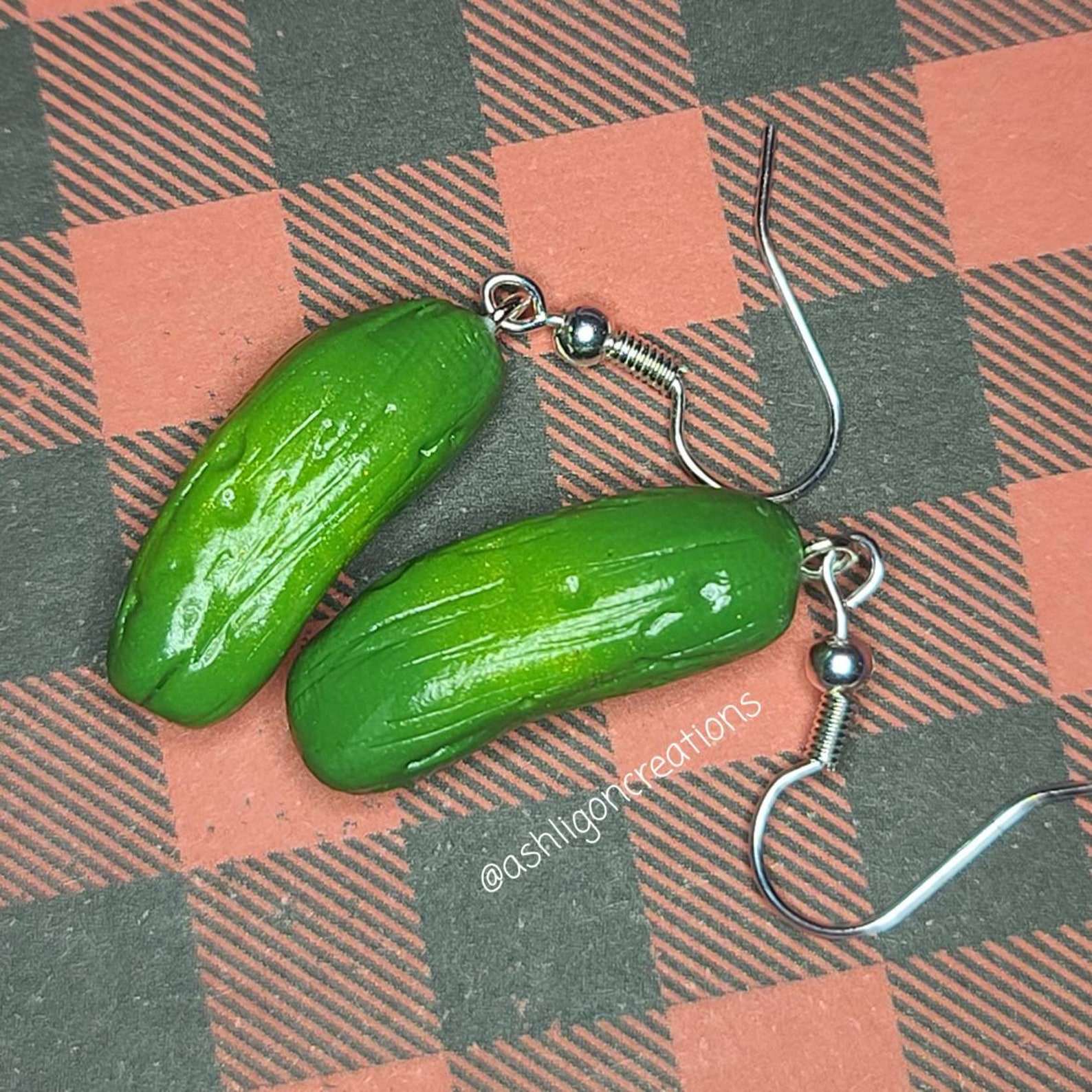 Pickle Earrings Etsy
