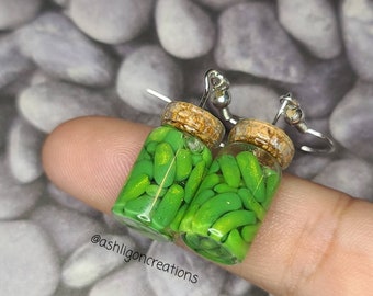 Pickle Jar Earrings