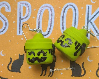 McDonald's Witch Bucket Earrings