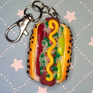 Chicago Dog Keychain image 5