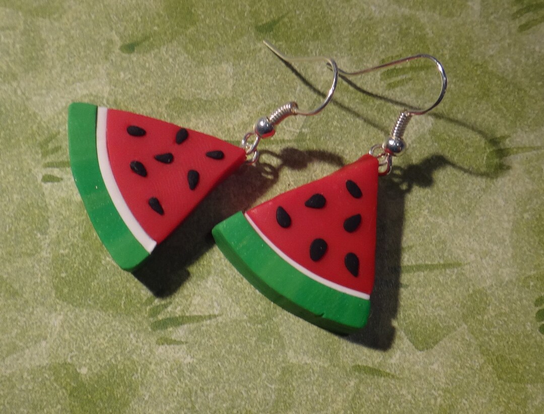 Watermelon Earrings Etsy