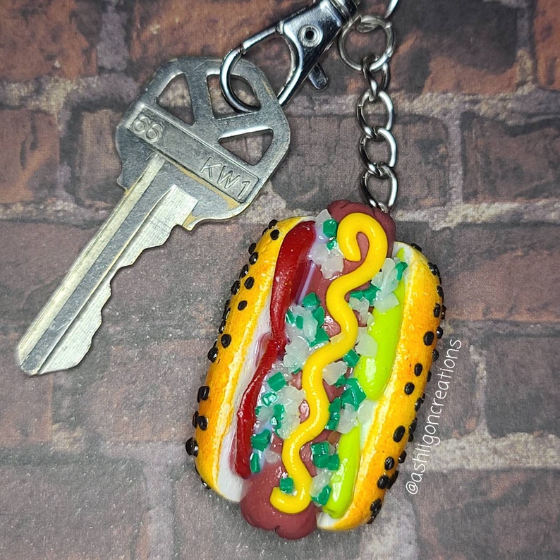 Chicago Dog Keychain image 7