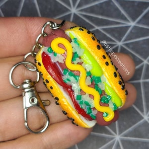 Chicago Dog Keychain image 2