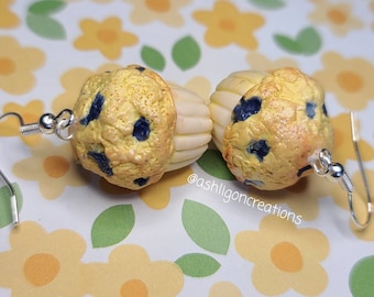 Blueberry Muffin Earrings