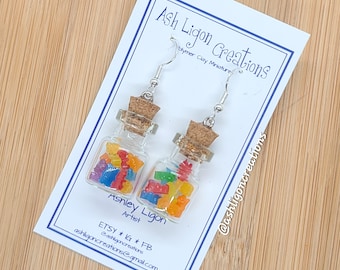Gummy Bear Jar Earrings