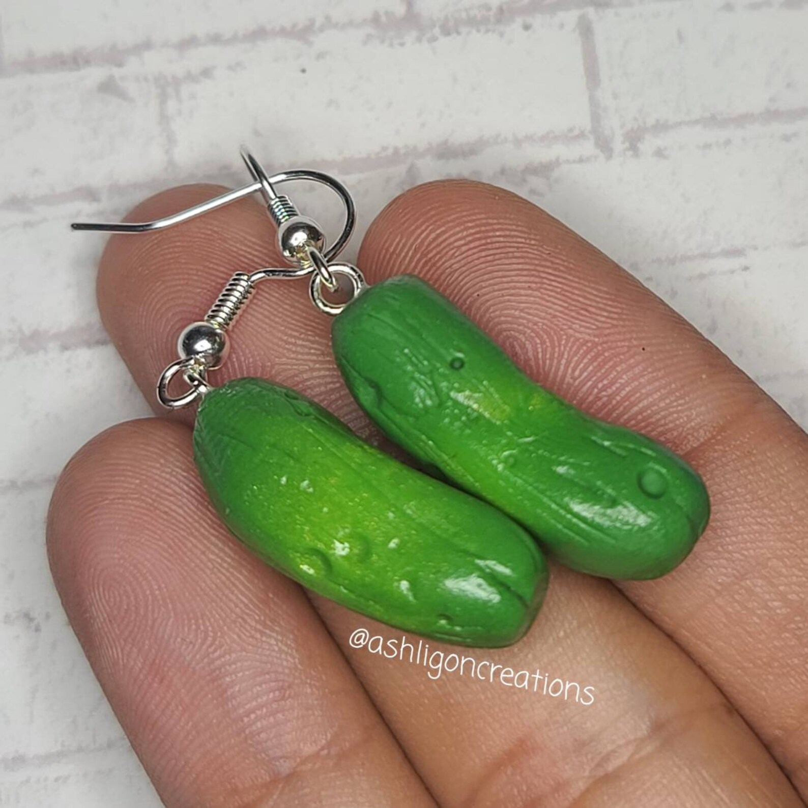 Pickle Earrings Etsy