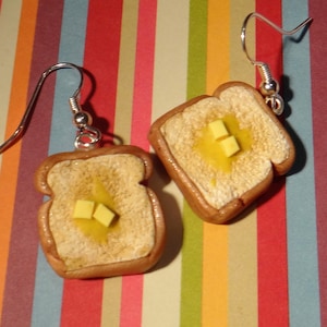 Buttered Toast Earrings image 4