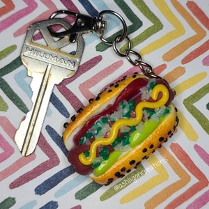 Chicago Dog Keychain image 4