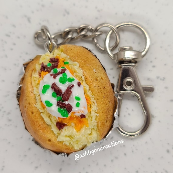 Loaded Baked Potato Key Chain - Etsy
