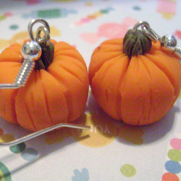 Pumpkin Earrings