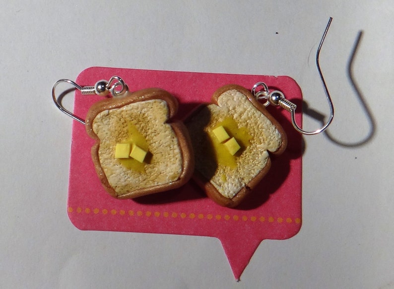 Buttered Toast Earrings image 6