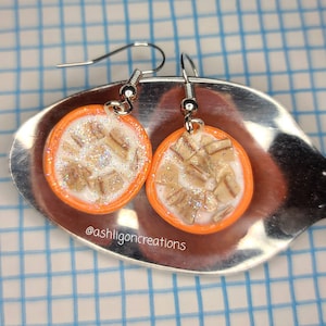 Cinnamon Toast Cereal Earrings